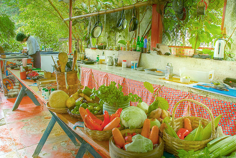 Kolumbien Reisen | Restaurant, Santa Marta