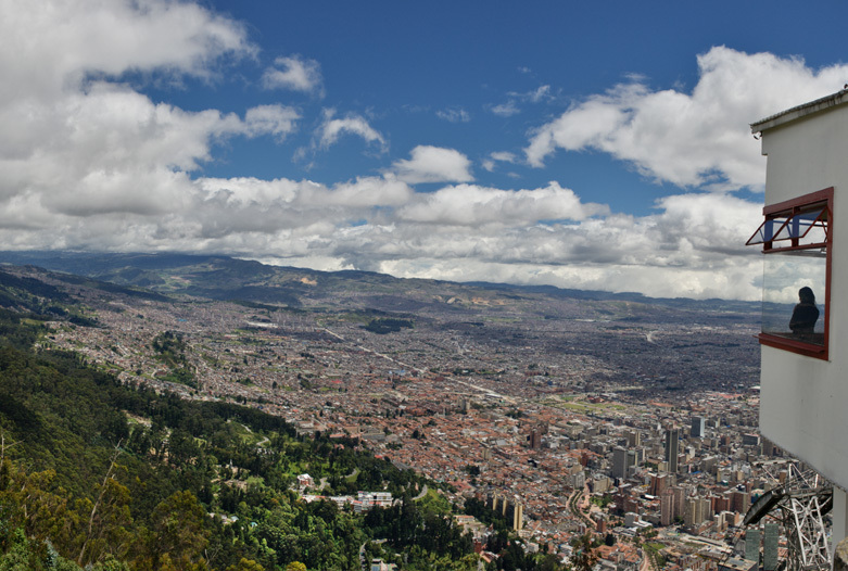 Kolumbien Reisen | Blick vom Monserrate auf Bogota