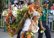 Kolumbien Reise | Silletera bei der Feria de las Flores, Medelln